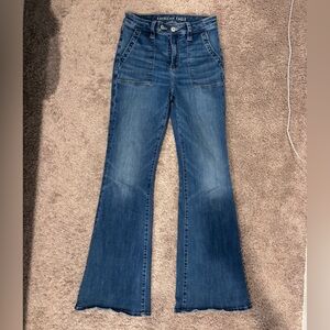 American eagle bell bottom jeans